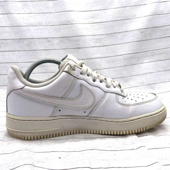 Nike Mens Air Force 1 AF1 315122-111 White on White Athletic Sneaker Size US 8 main image 10
